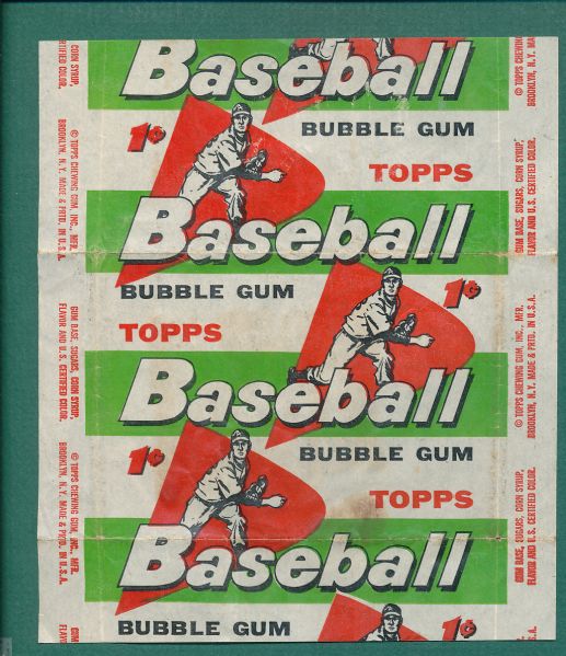 1958 Topps Penny Wrapper