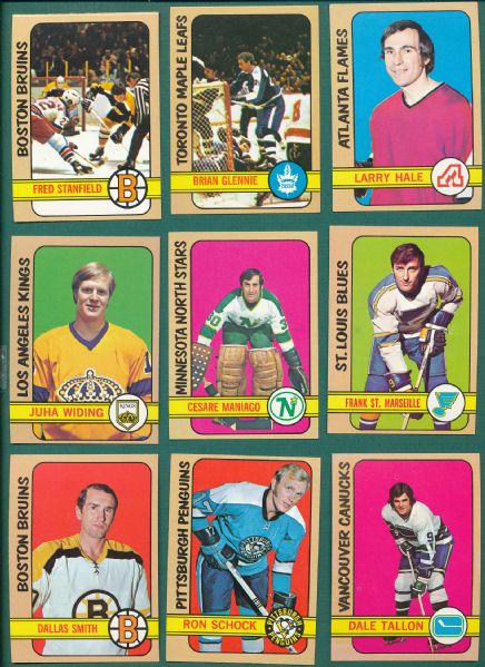 1964-65 & 71-72 Topps Hockey 21 Card Lot W/Laperriere