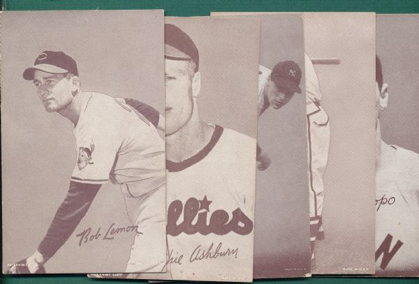 1921-66 Exhibits 15 Card Lot W/1921 George Kelly