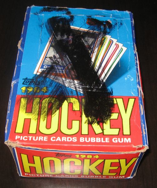 1984-85 TOPPS Hockey Box 36 Packs Unopened Yzerman (RC)