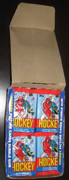 1984-85 TOPPS Hockey Box 36 Packs Unopened Yzerman (RC)