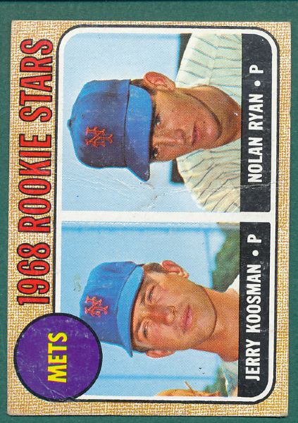 1968 Topps #177 Nolan Ryan *Rookie* 