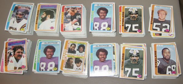 1978 Topps FB 763 Card Lot W/Stallworth Rookie