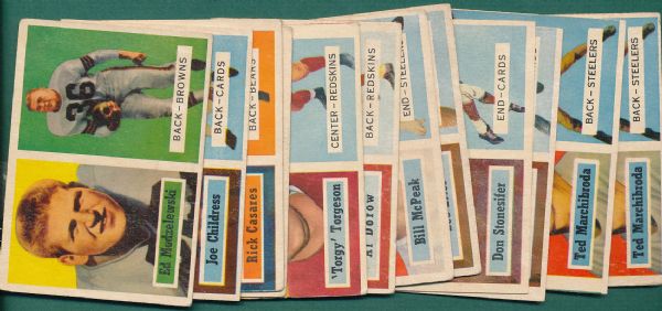 1957-69 Topps FB 99 Card Lot W/ Starr