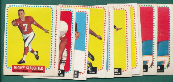 1957-69 Topps FB 99 Card Lot W/ Starr