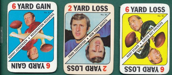 1957-69 Topps FB 99 Card Lot W/ Starr