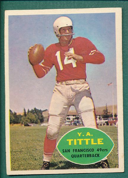 1960 Topps FB 9 Card HOFer Lot W/Title