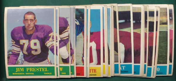 1964-67 Philadelphia 80 Card Lot W/Lombardi