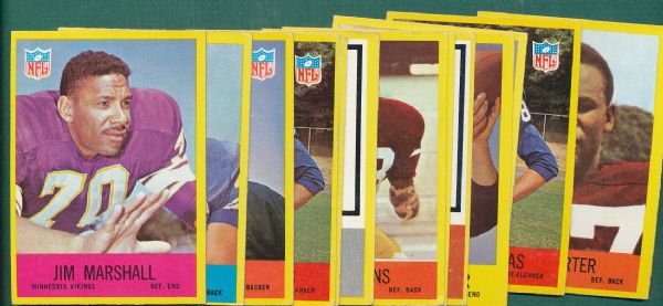 1964-67 Philadelphia 80 Card Lot W/Lombardi