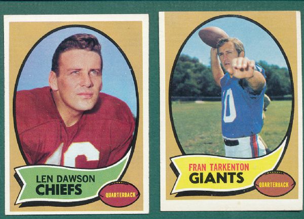 1970-72 Topps FB 680 Card Lot W/HOFers & Rookies