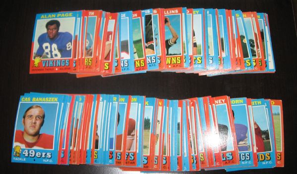 1970-72 Topps FB 680 Card Lot W/HOFers & Rookies