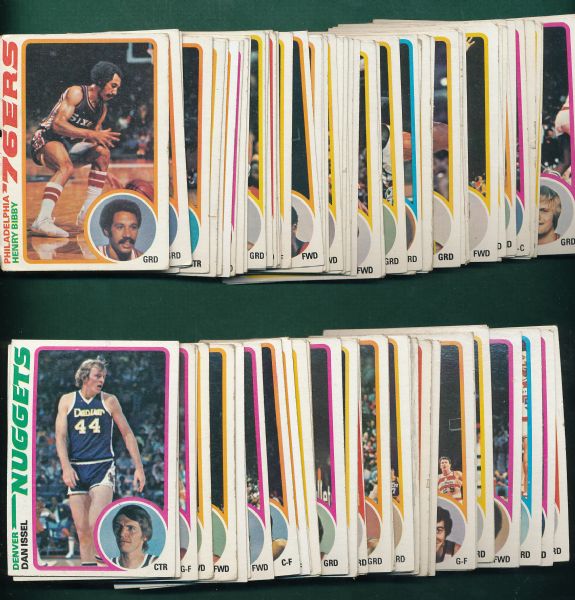 1961-79 (143) Card Basketball Lot W/ 61 Fleer Gola