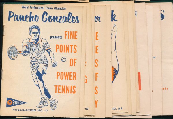 1958 Union 76 Sports Club Booklets (30) Partial Set W/ HOFers