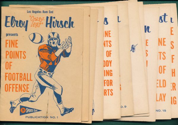 1958 Union 76 Sports Club Booklets (30) Partial Set W/ HOFers