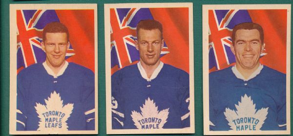 1963-64 Parkhurst Hockey 6 Card Lot W/Pronovost