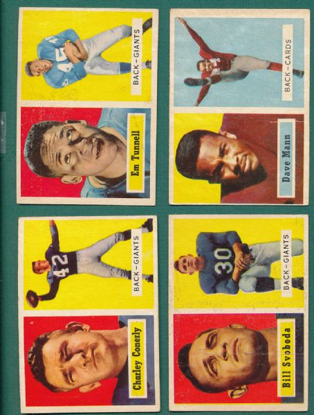 1957-61 Topps & Fleer Football 28 Card Lot W/ HOFers