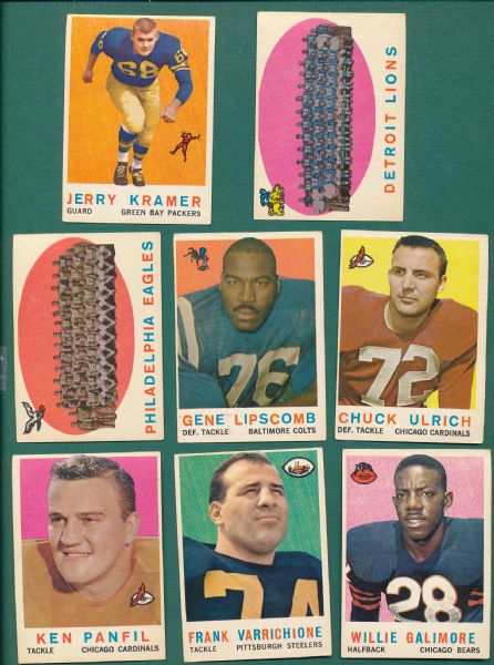 1957-61 Topps & Fleer Football 28 Card Lot W/ HOFers