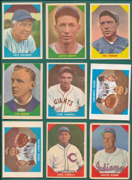 1960 Fleer & 1962 Topps 18 Card Lot