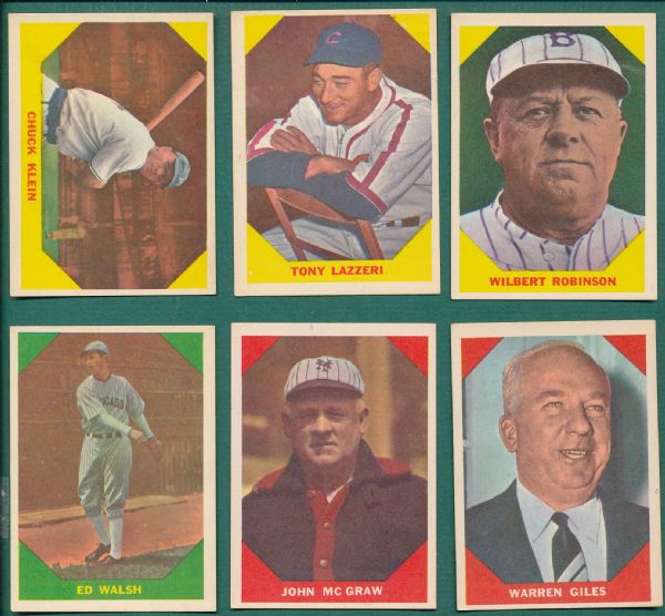 1959-61 Fleer 20 Card Lot &  (47) Fleer Decals 