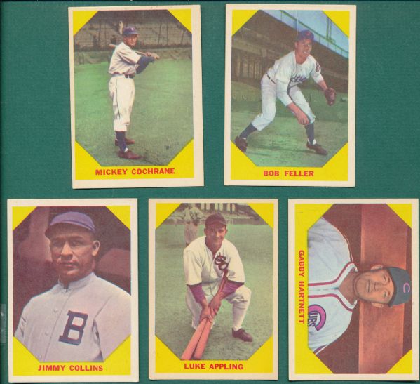 1959-61 Fleer 20 Card Lot &  (47) Fleer Decals 