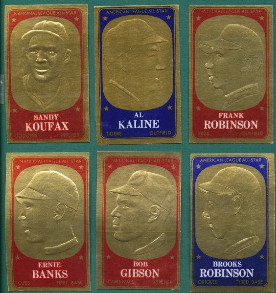 1965 Topps Embossed 31 Card Lot W/ Mantle