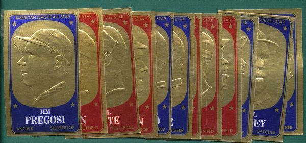 1965 Topps Embossed 31 Card Lot W/ Mantle