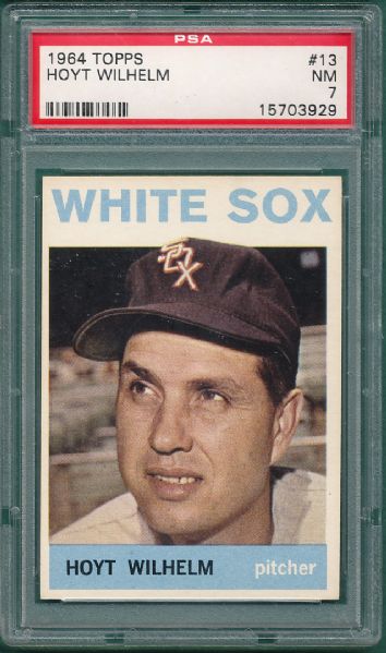 1964 Topps #13 Hoyt Wilhelm PSA 7