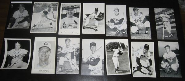 1960s Lot of (15) Autographed Postcards & Photos W/Moon