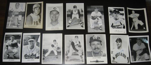 1960s Lot of (15) Autographed Postcards & Photos W/Freese 