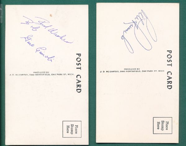 1960s Lot of (6) Autographed Postcards W/Aparicio