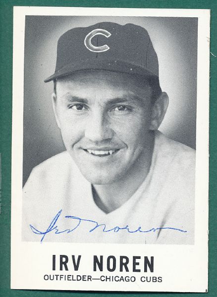 1960 Leaf Autographed (6) Card Lot 