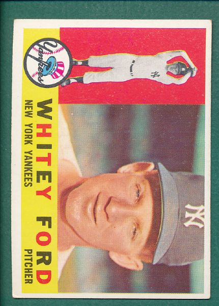 1960 Topps 51 Card Lot W/Ford *Crease Free*