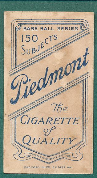 Lot Detail - 1909-1911 T206 Clarke, Fred Piedmont Cigarettes *Color ...