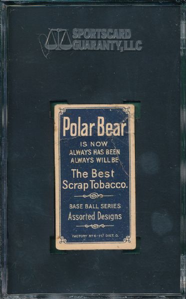 1909-1911 T206 Sharpe Polar Bear Tobacco SGC 10