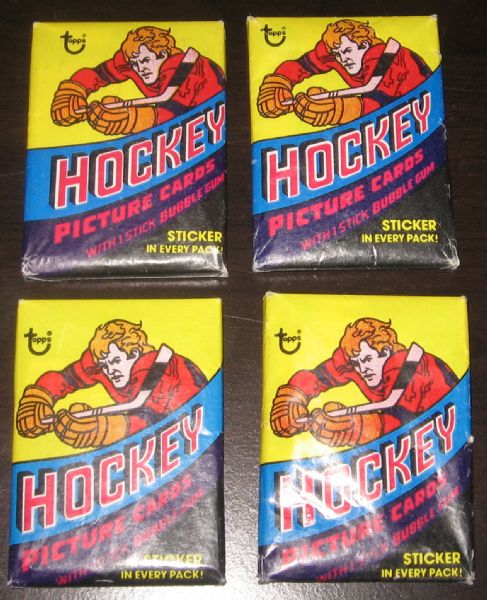 1978-79 Topps Hockey Unopened Packs Lot of (5) *Mike Bossy Rookie?*