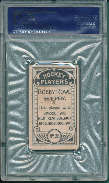 1911 C55 #23 Bobby Rowe Imperial Tobacco PSA 1