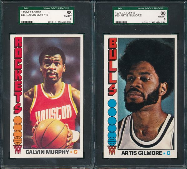 1976-77 Topps BSKT Lot of (31) W/Maravich SGC 88