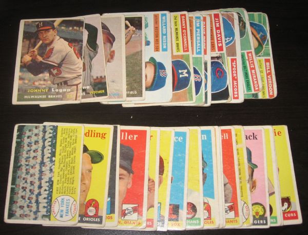 1950s-70s baseball grab bag (200) Lot