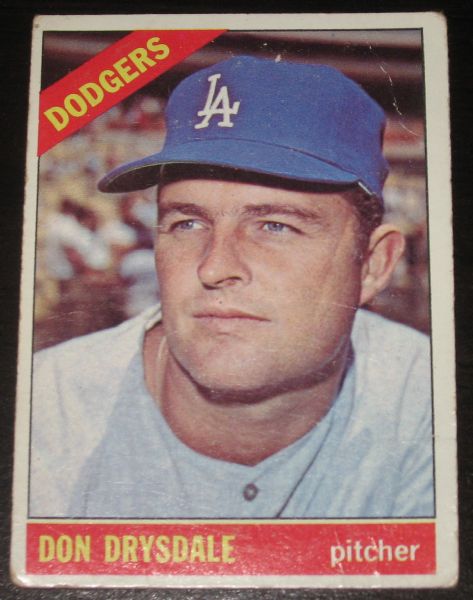 1966 Topps (54) Card Lot W/Drysdale