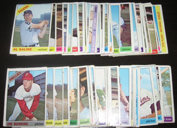 1966 Topps (54) Card Lot W/Drysdale