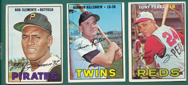 1967 Topps (116) Card Lot W/Rose & Clemente