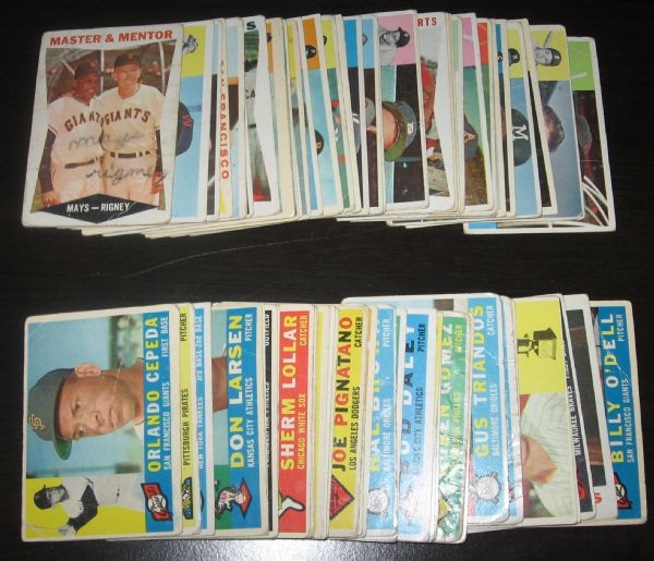 1960 Topps (82) Card Lot W/Kaline