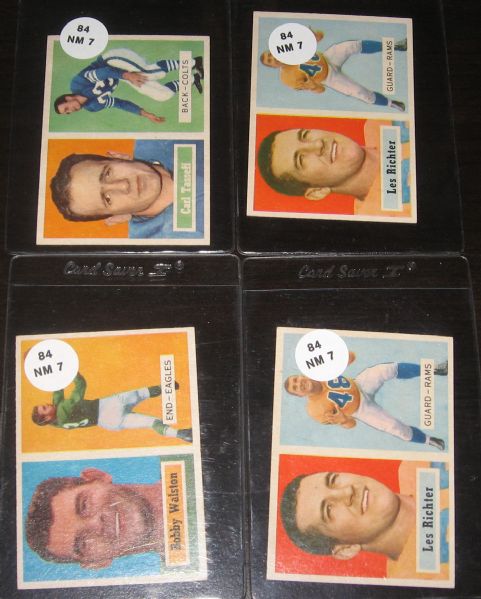 1957 Topps FB Lot of (29) W/HOFers, Roosevelt Brown