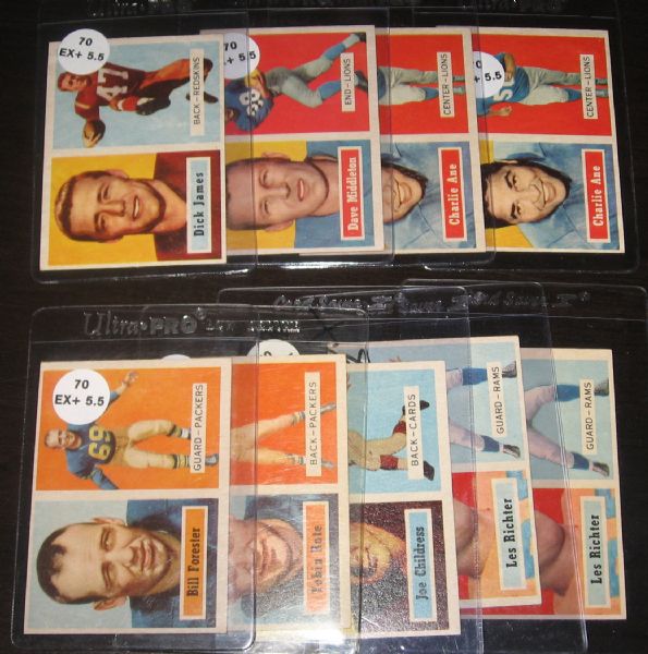 1957 Topps FB Lot of (29) W/HOFers, Roosevelt Brown