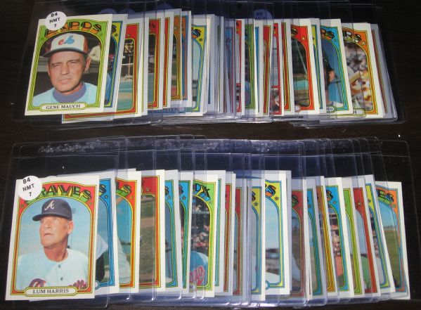 1972 Topps (57) Card Lot W/Cuellar