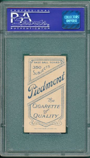 1909-1911 T206 Fritz Piedmont Cigarettes PSA 5 *Sothern Leaguer*