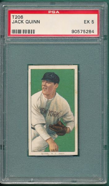 1909-1911 T206 Quinn Polar Bear Tobacco PSA 5 *Highest Graded PSA*