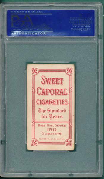 1909-1911 T206 Conroy, Fielding, Sweet Caporal Cigarettes PSA 3