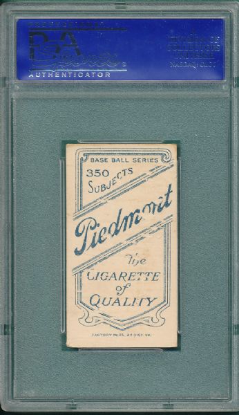 1909-1911 T206 Donovan, Throwing, Piedmont Cigarettes PSA 2