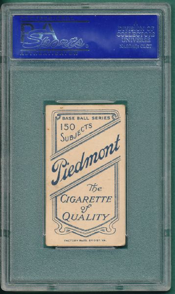 1909-1911 T206 Gibson Piedmont Cigarettes PSA 3